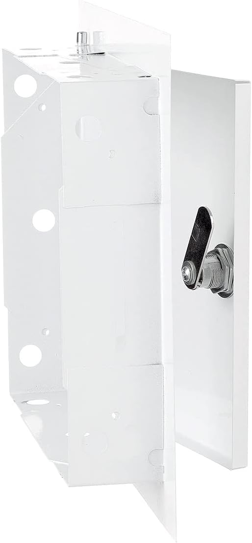 Access Panel Door Metal With Lock, White 200mm x 200mm