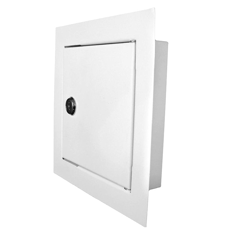 Access Panel Door Metal With Lock, White 200mm x 200mm
