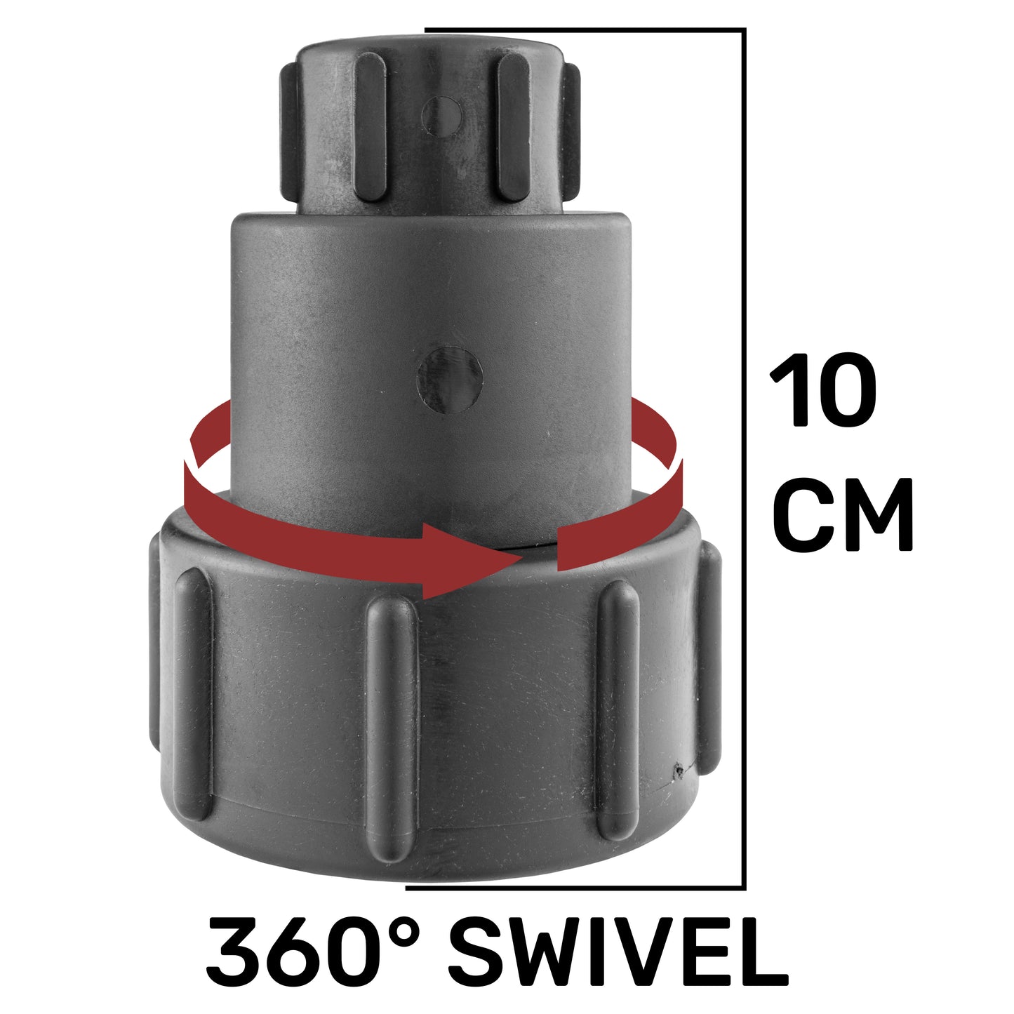 IBC 2” S60X6 – 3/4" BSPF Extender Adaptor with MDPE Straight 20mm