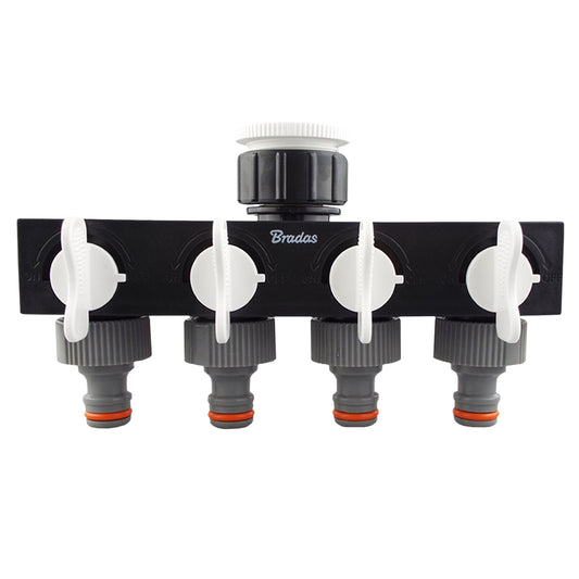 4-Way Splitter with Valves WL