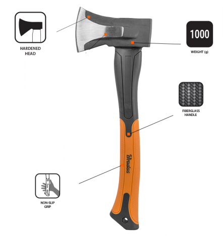 Fiberglass Splitting Axe 1000g