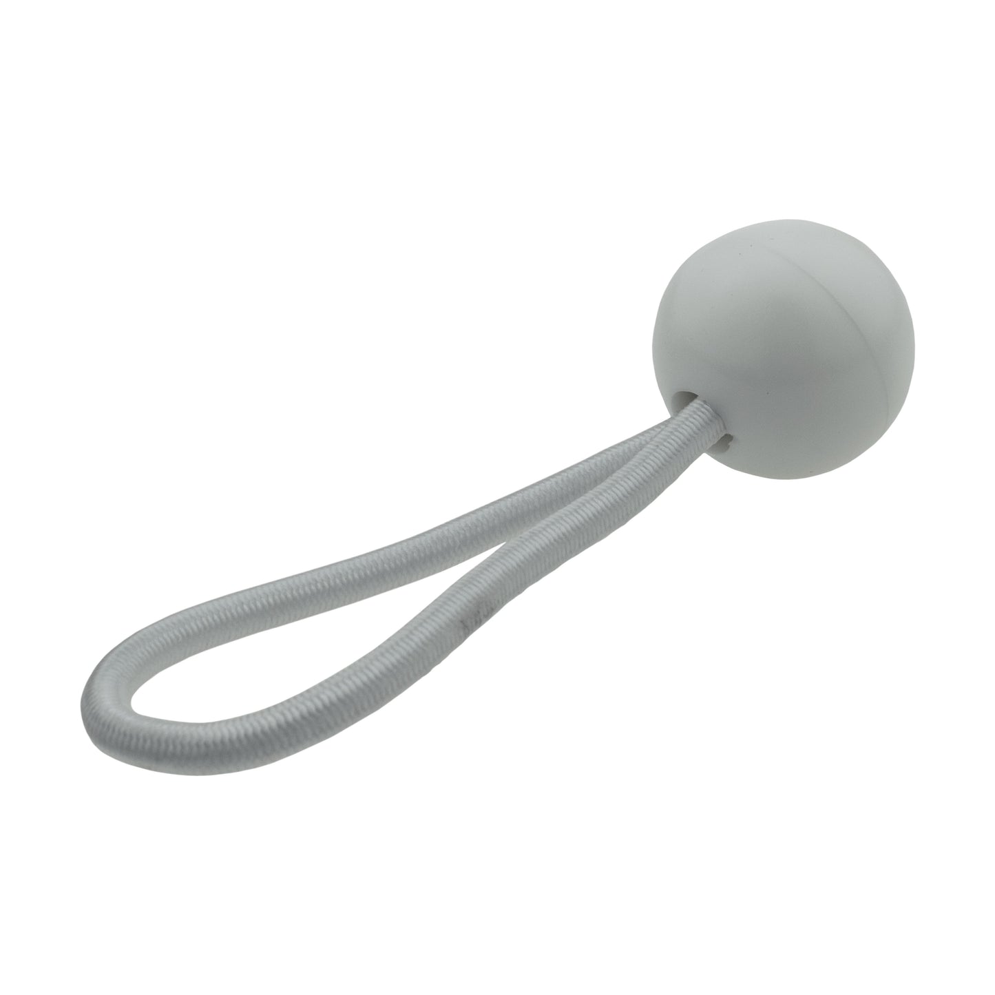 Silver XL-Grade Tarpaulin with 20 x 4" Bungee Balls (White)