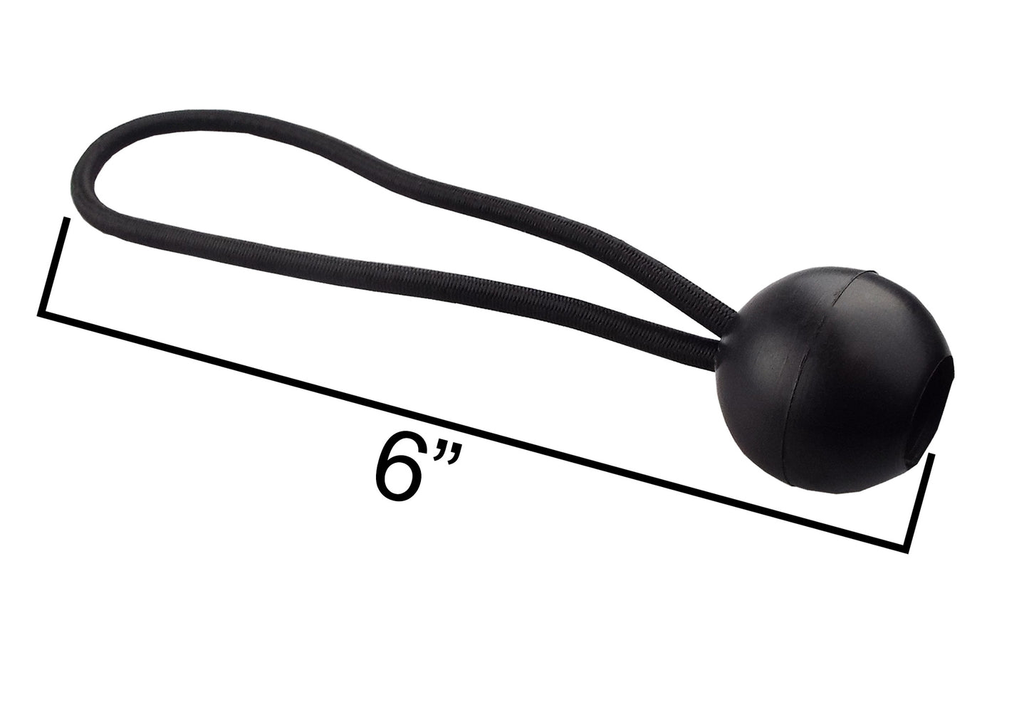 Bungee Ball 6" Black