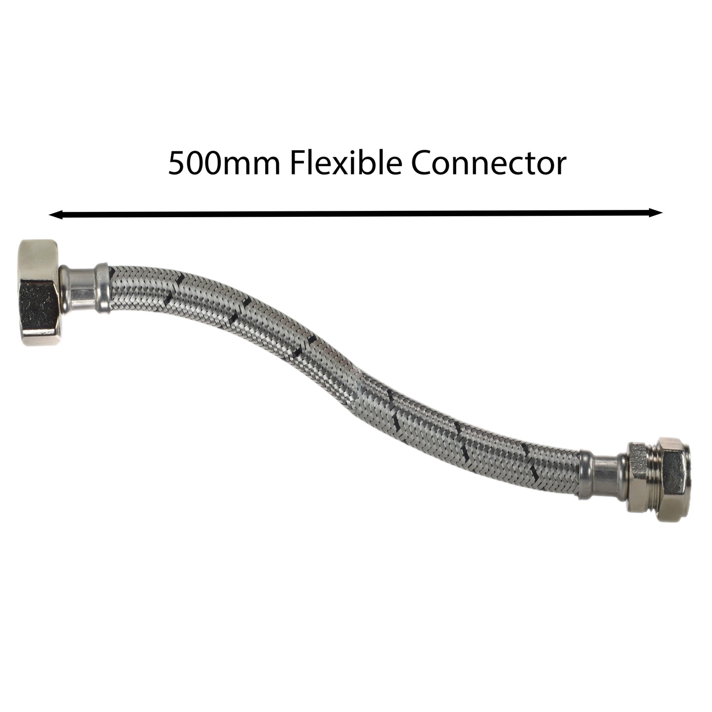 Brass Barbed Bib Tap FULL Connection Kit
