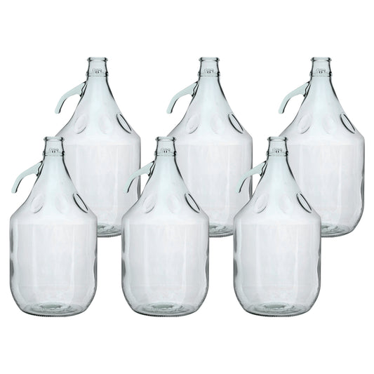 Glass Demijohn 5L 6 Pack Plain