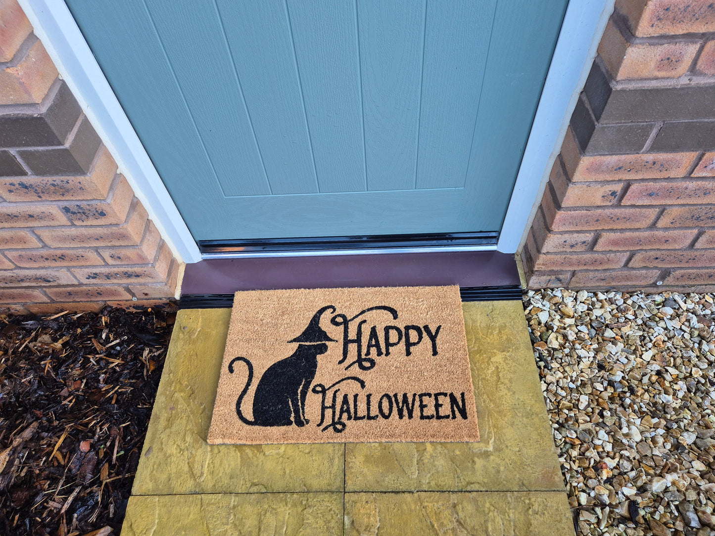 Halloween Doormat 60cm x 40cm - 'Happy Halloween'