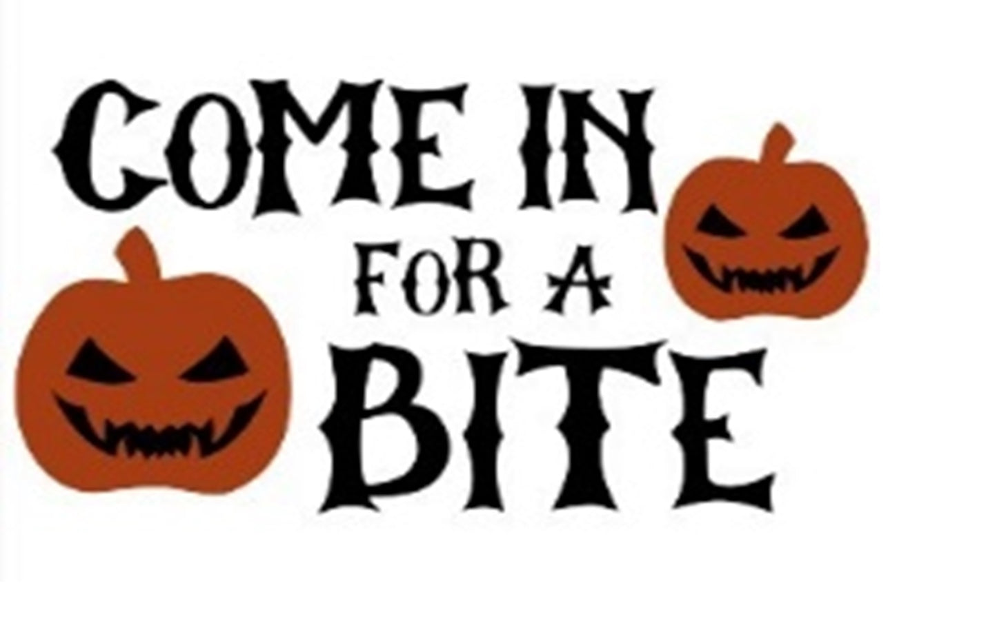 Doormat 60cm x 40cm - 'Come In For A Bite'
