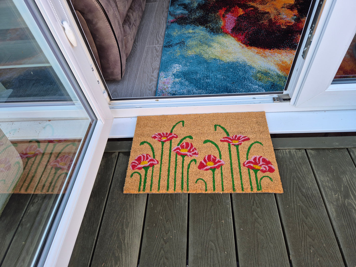 Doormat 60cm x 40cm - Poppy