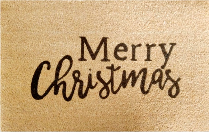 Doormat 60cm x 40cm - 'Merry Christmas'