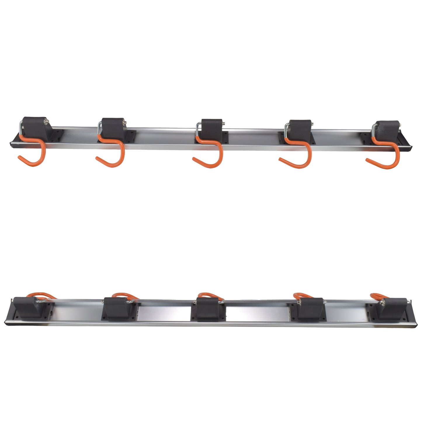 Wall Mount Tool Rack Rail with 5 x S Hanging Hooks