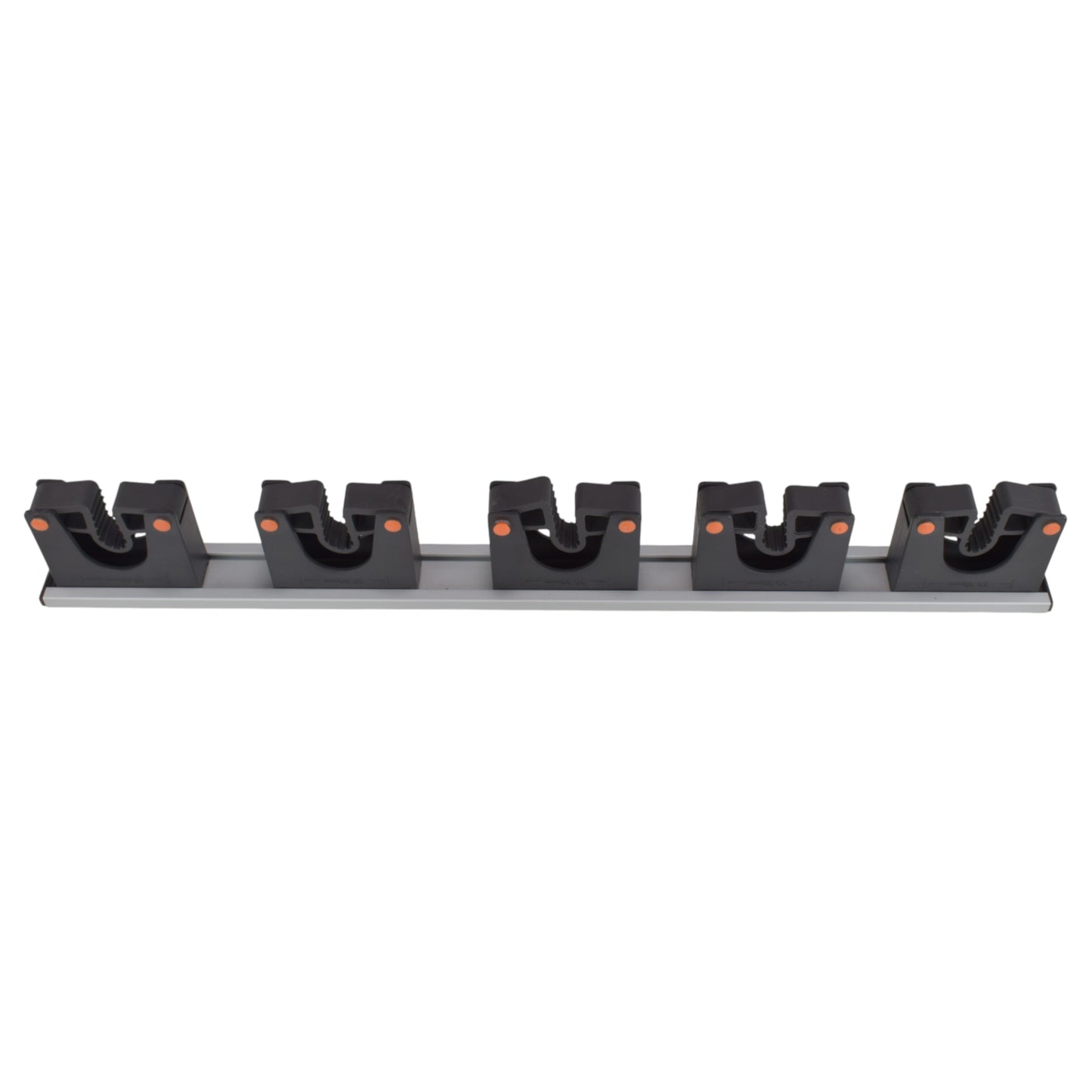 Wall Mount Tool Holder Rail – Gripper Design (5 Handles)