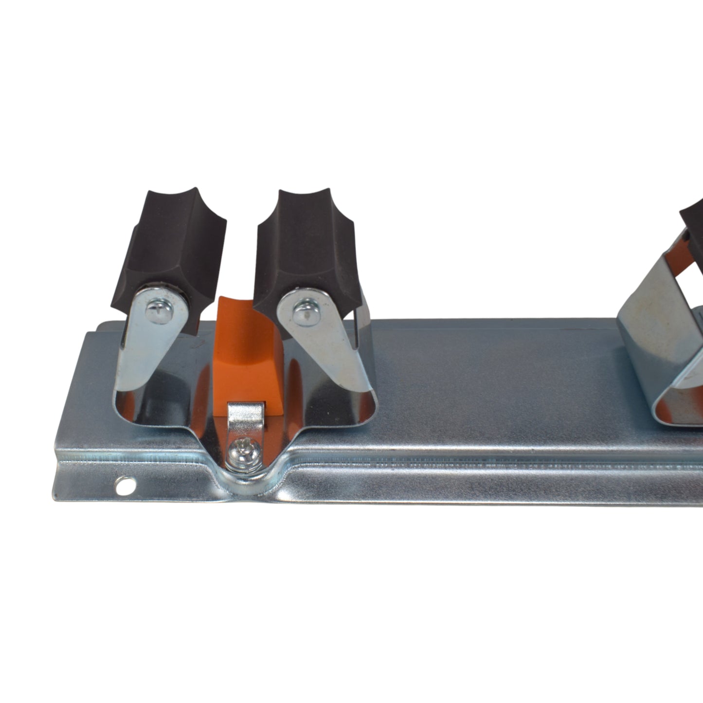 Wall Mount Tool Holder Rail - Roller Grip Design (5 Handles)