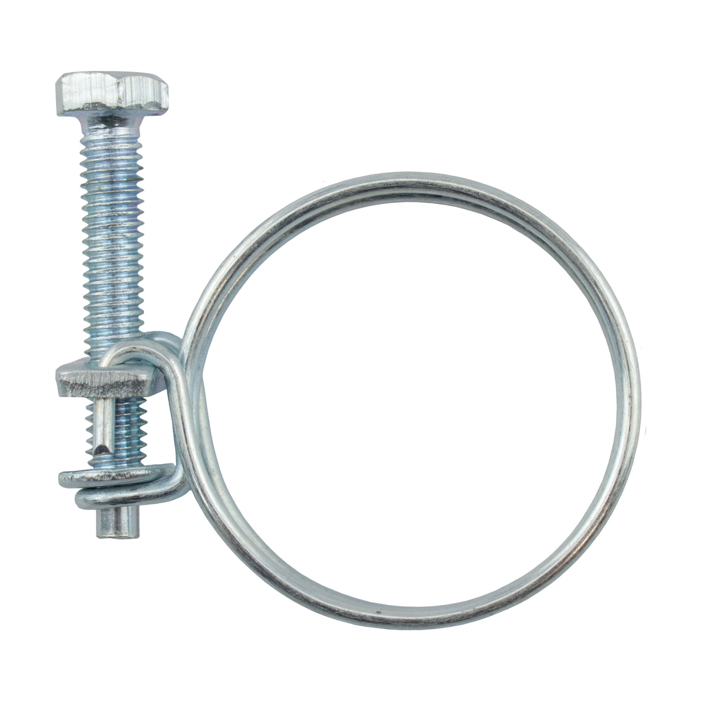 Double Wire Hose Clamp Galvanised 63mm-68mm