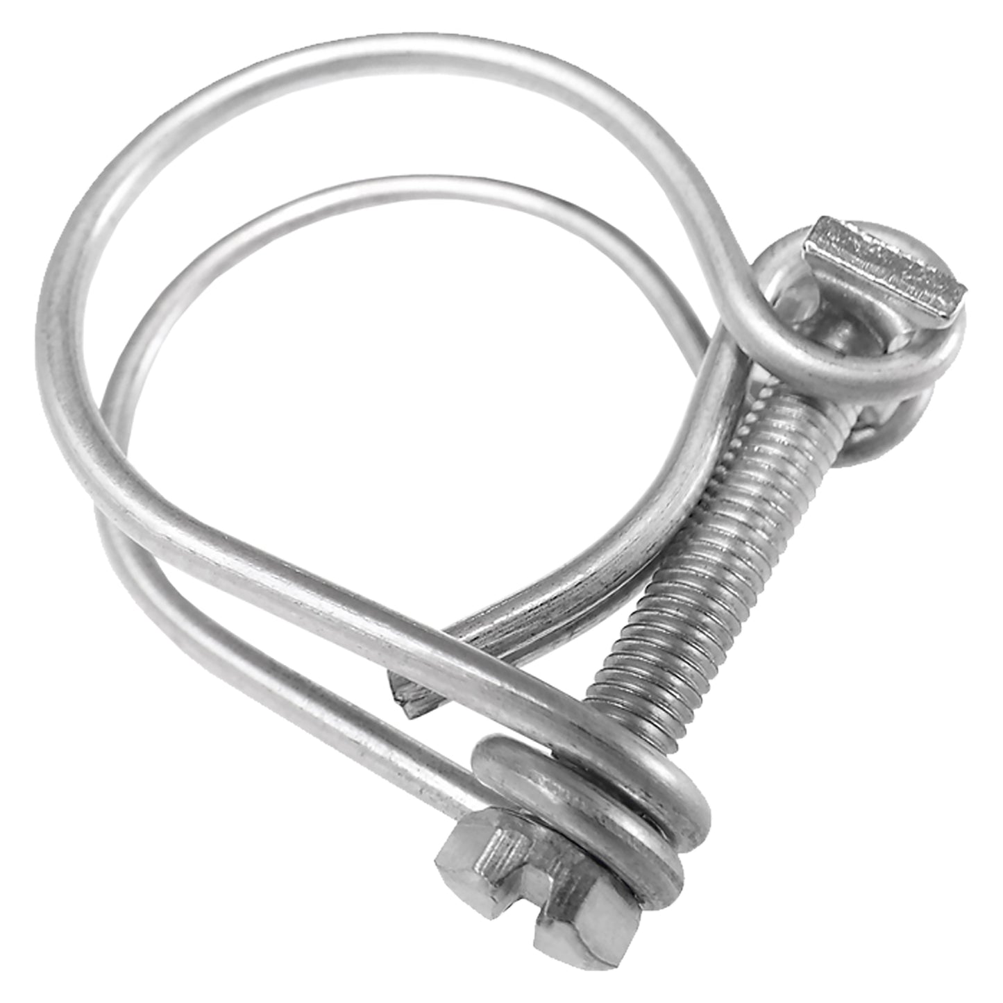 Double Wire Hose Clamp Galvanised 108mm-115mm