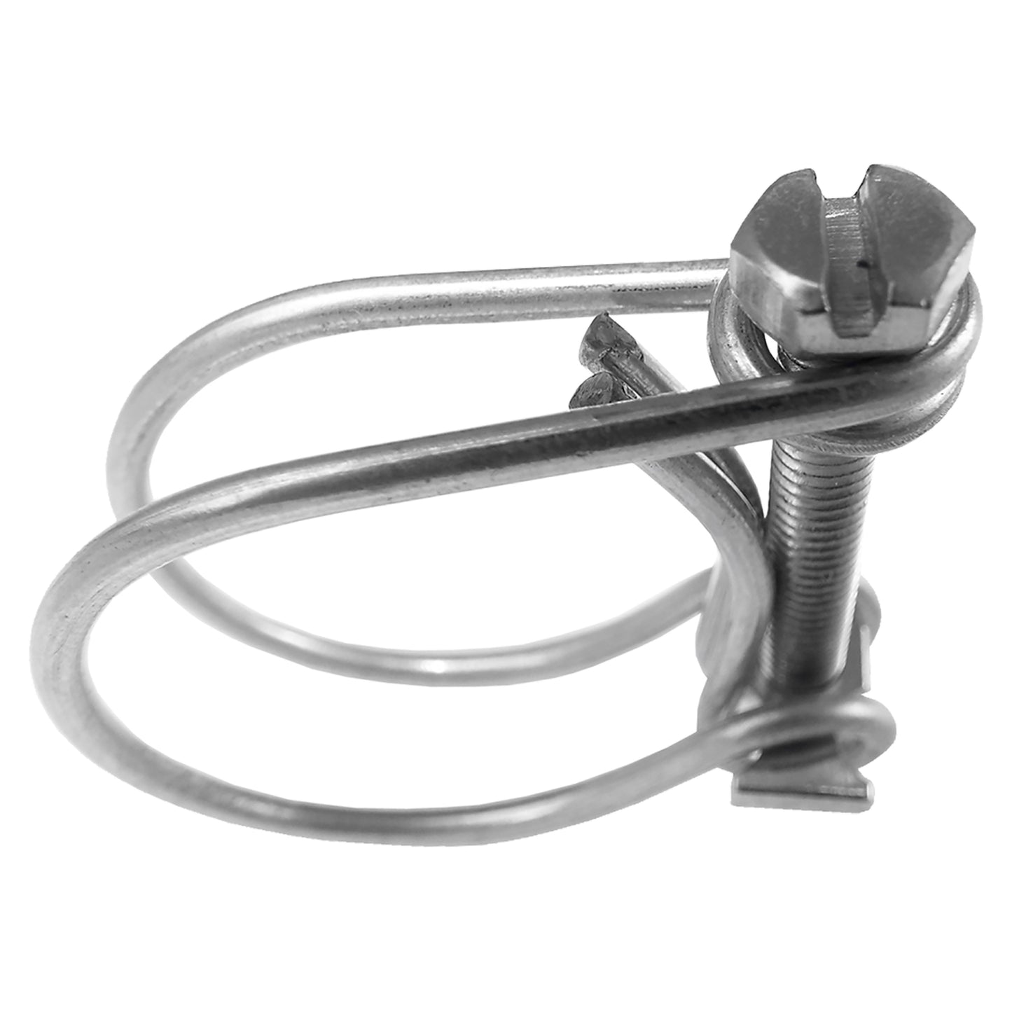 Double Wire Hose Clamp Galvanised 75mm-80mm