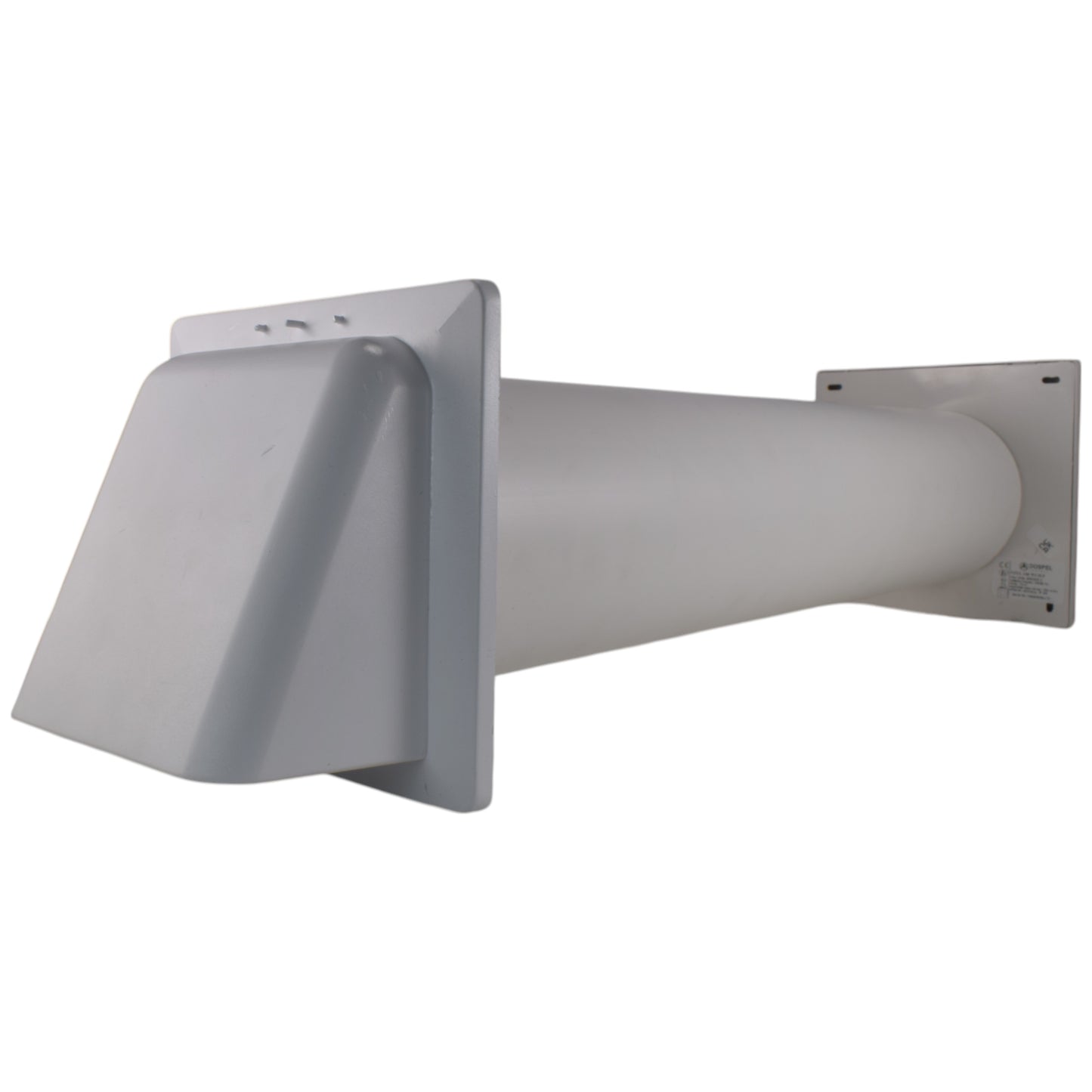 Through Wall Ventilation Kit – STYL Fan with Timer/Humidistat and White External Vent