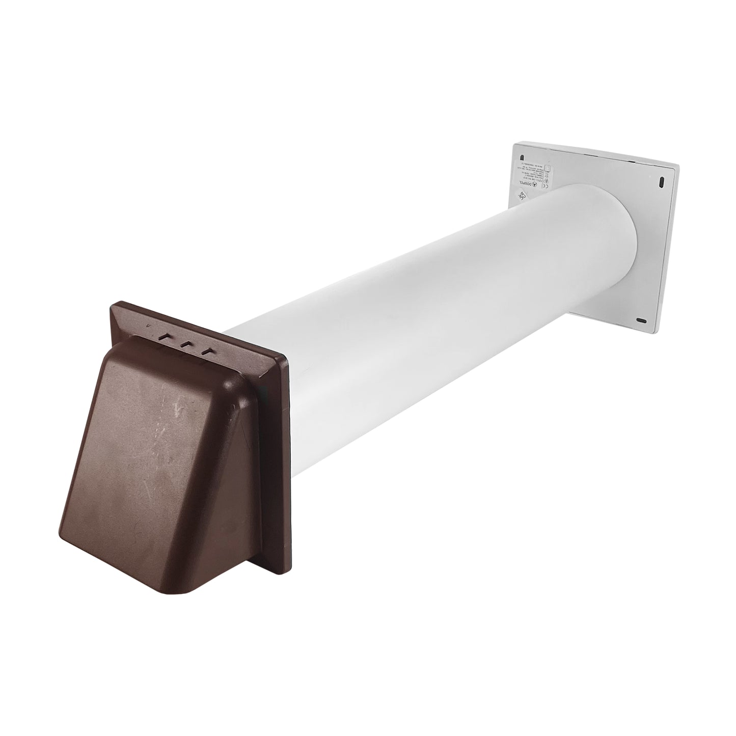 Through Wall Ventilation Kit – STYL Fan with Timer and Brown External Vent