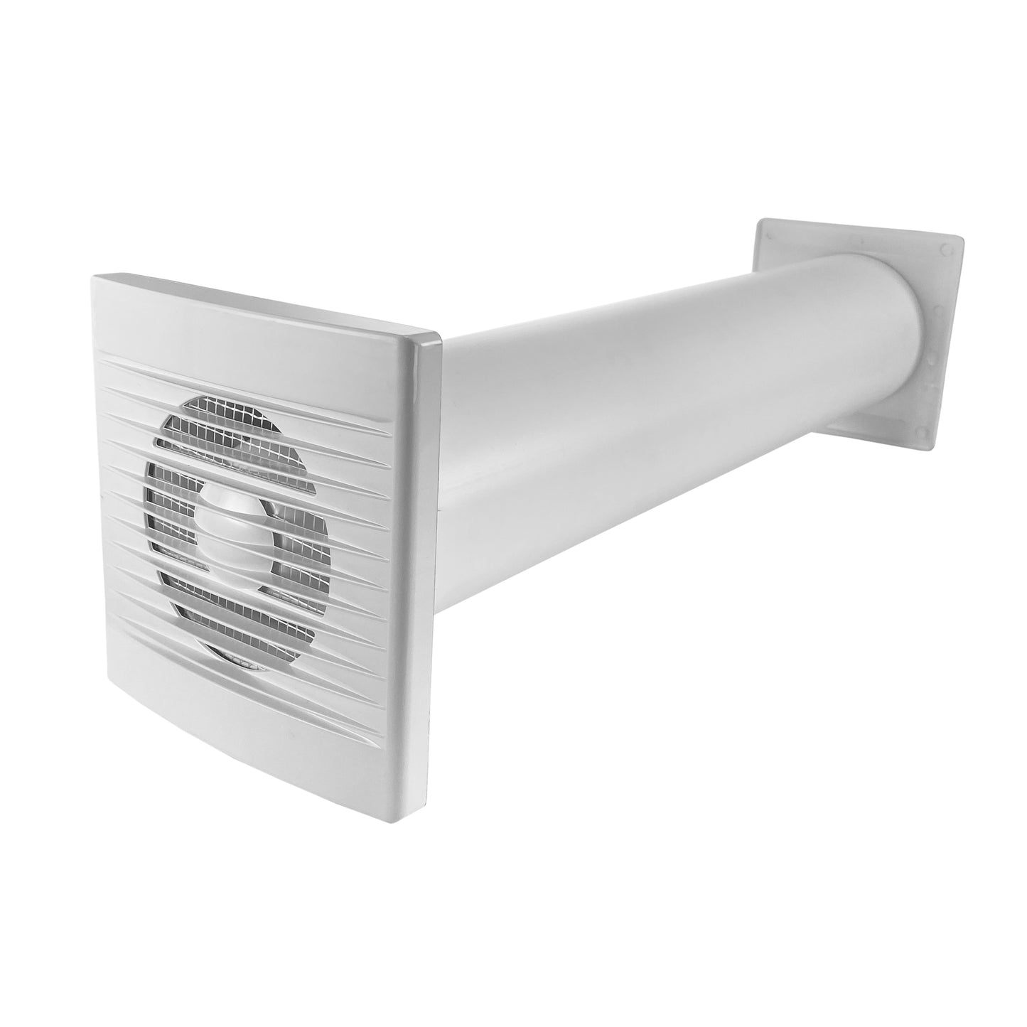 Through Wall Ventilation Kit – STYL Fan with Timer and Brown External Vent
