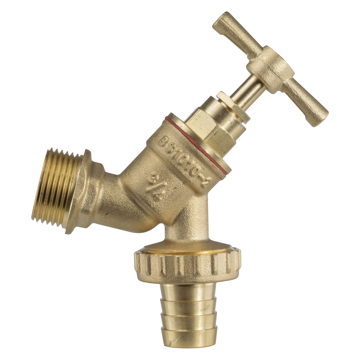 Garden Bib Tap Brass 3/4" BSPM Inlet 3/4" Barb