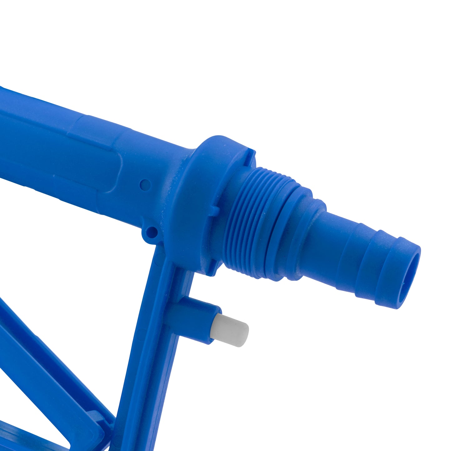 Fuel Gun Blue 3/4" Barb Inlet - Metal Outlet