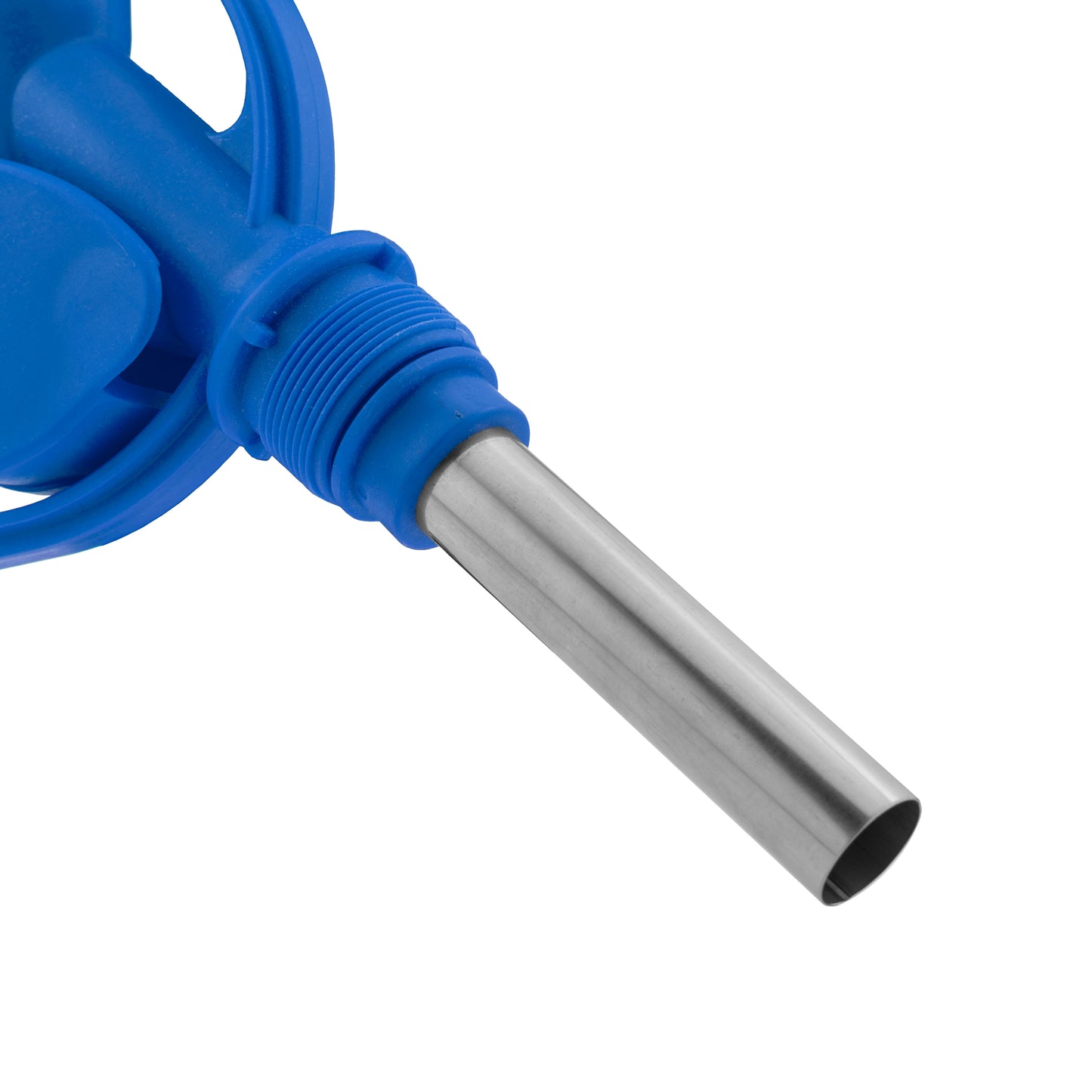 Fuel Gun Blue 3/4" Barb Inlet - Metal Outlet