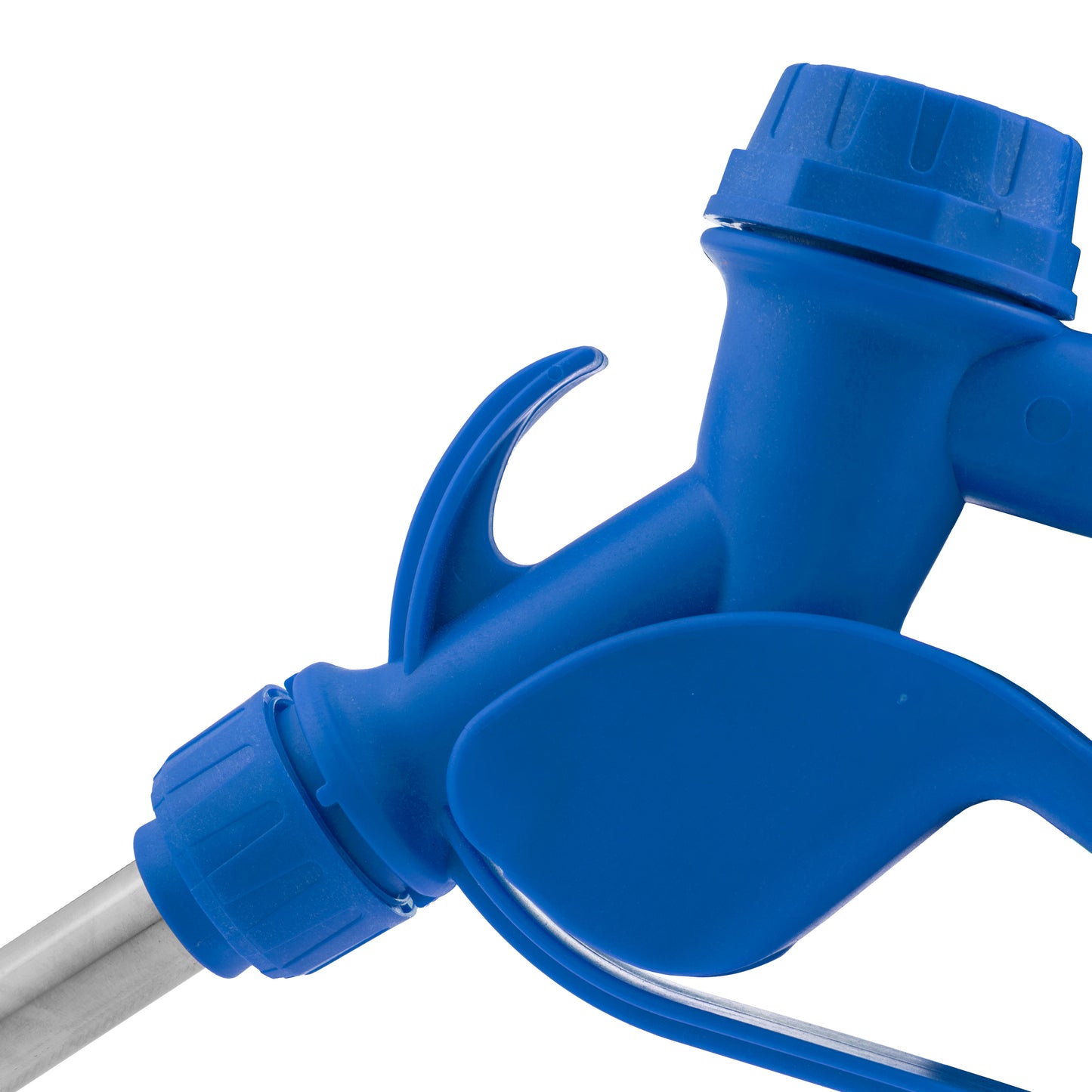 Fuel Gun Blue 3/4" Barb Inlet - Metal Outlet