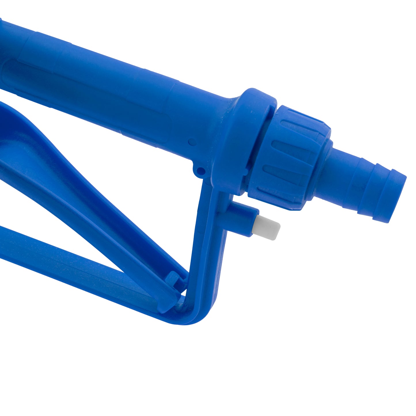 Fuel Gun Blue 3/4" Barb Inlet - Metal Outlet