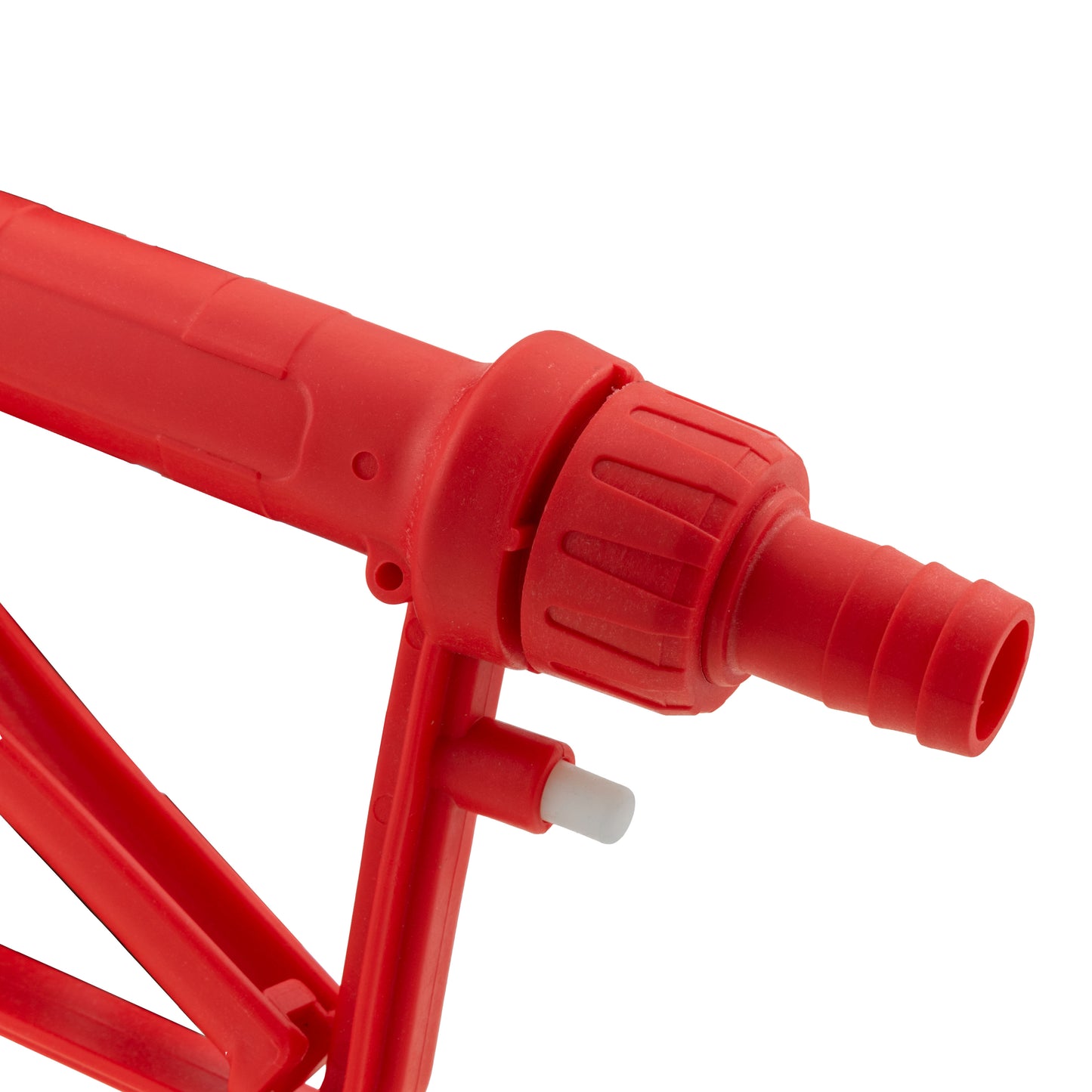 Fuel Gun Red 3/4" Barb Inlet - Metal Outlet