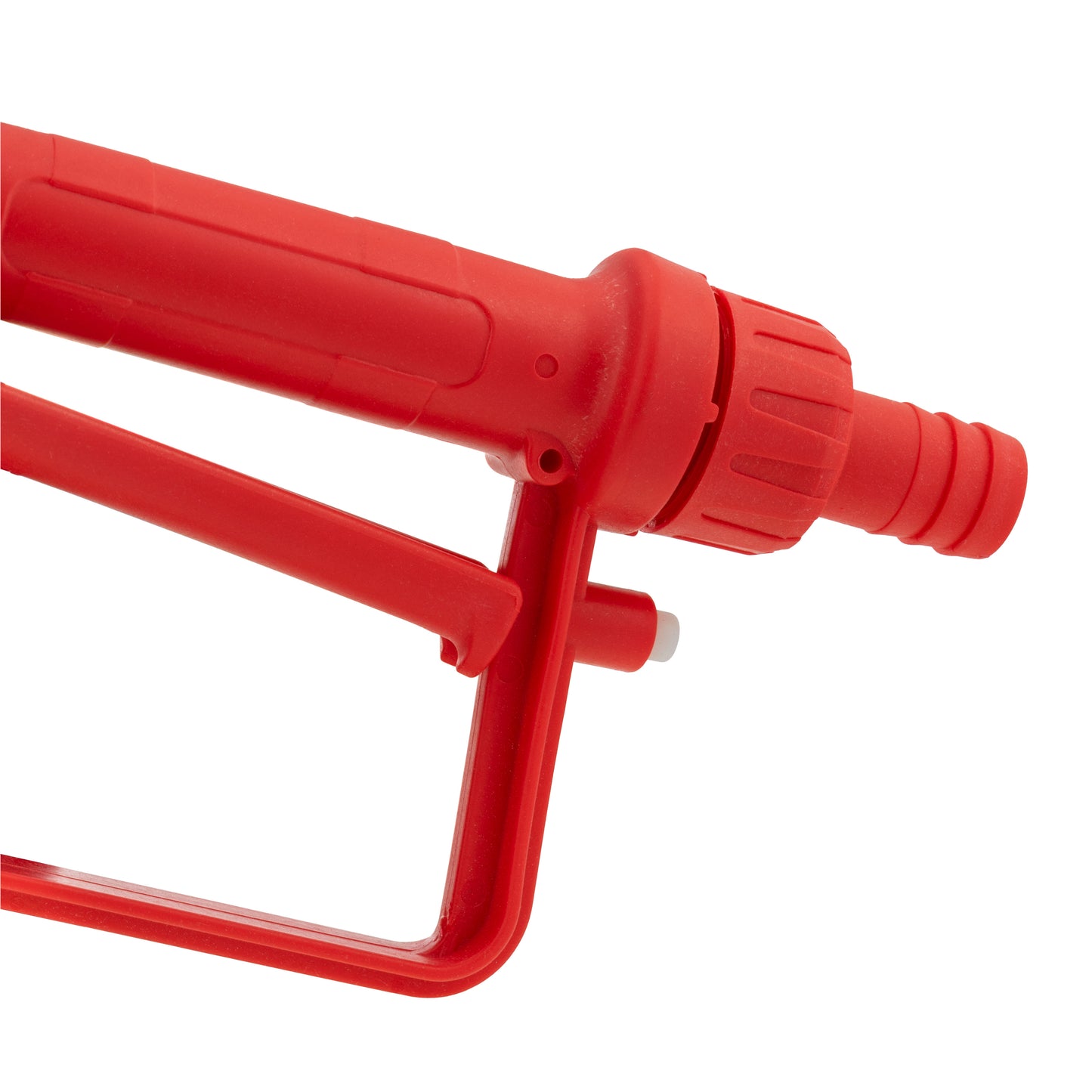 Fuel Gun Red 3/4" Barb Inlet - Metal Outlet