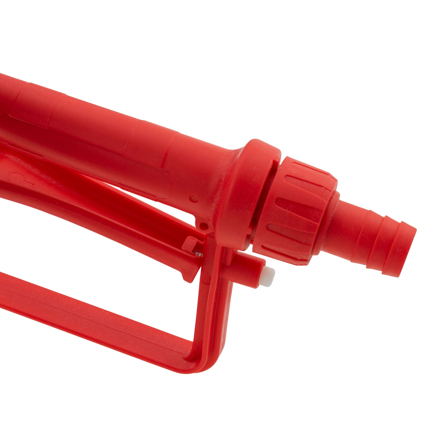 Fuel Gun Red 3/4" Barb Inlet - Metal Outlet
