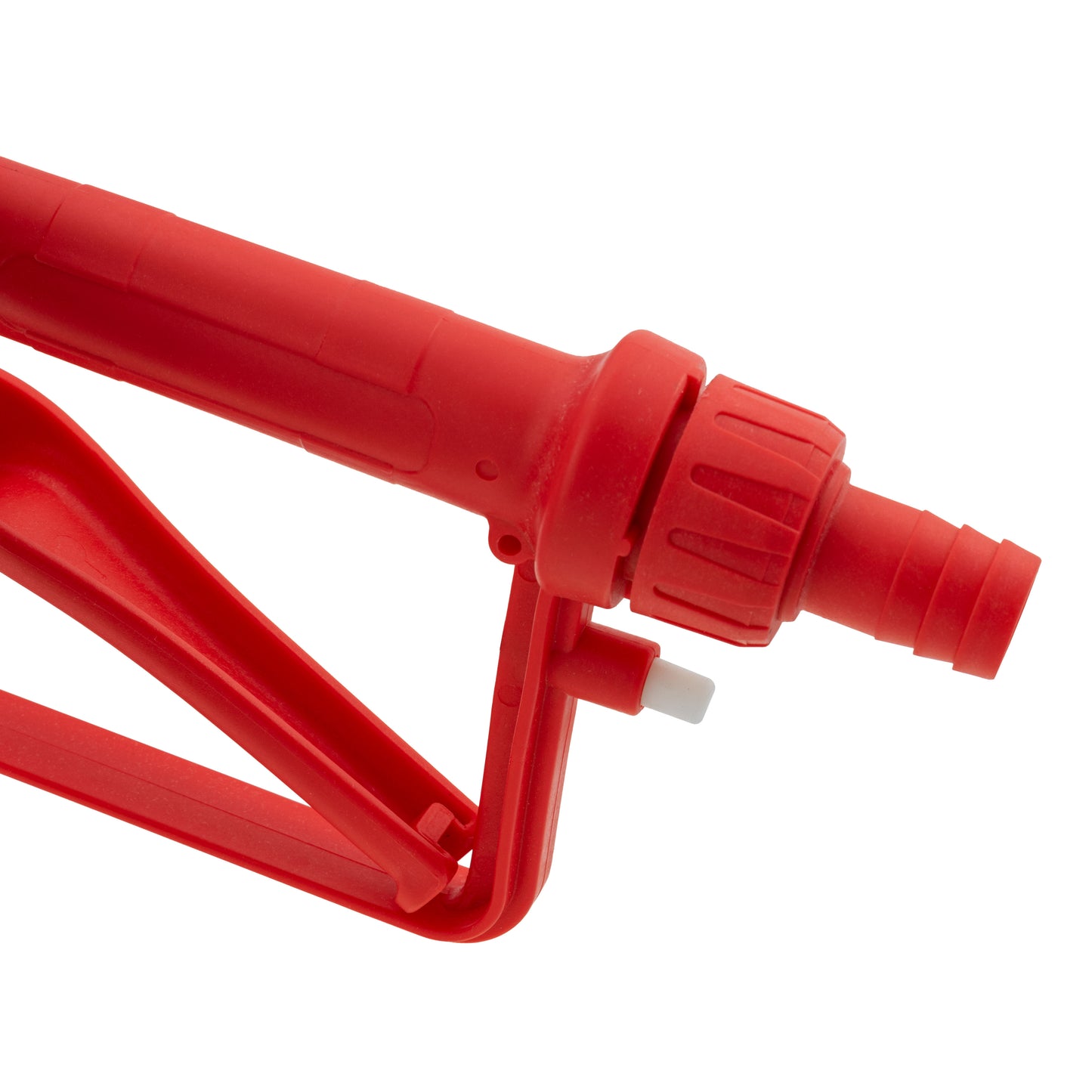 Fuel Gun Red 3/4" Barb Inlet - Metal Outlet