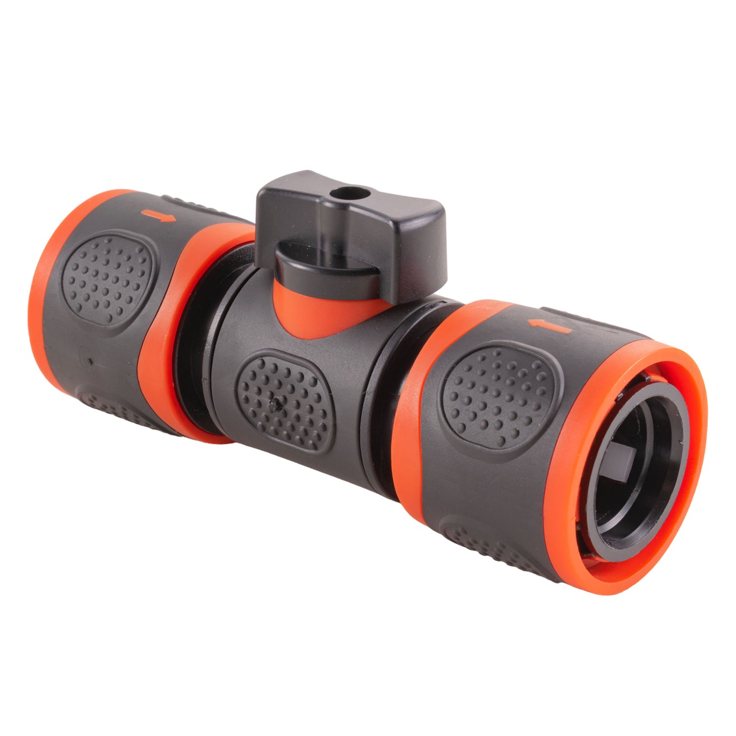 In Line Soft Touch Valve Snap-On Female Black