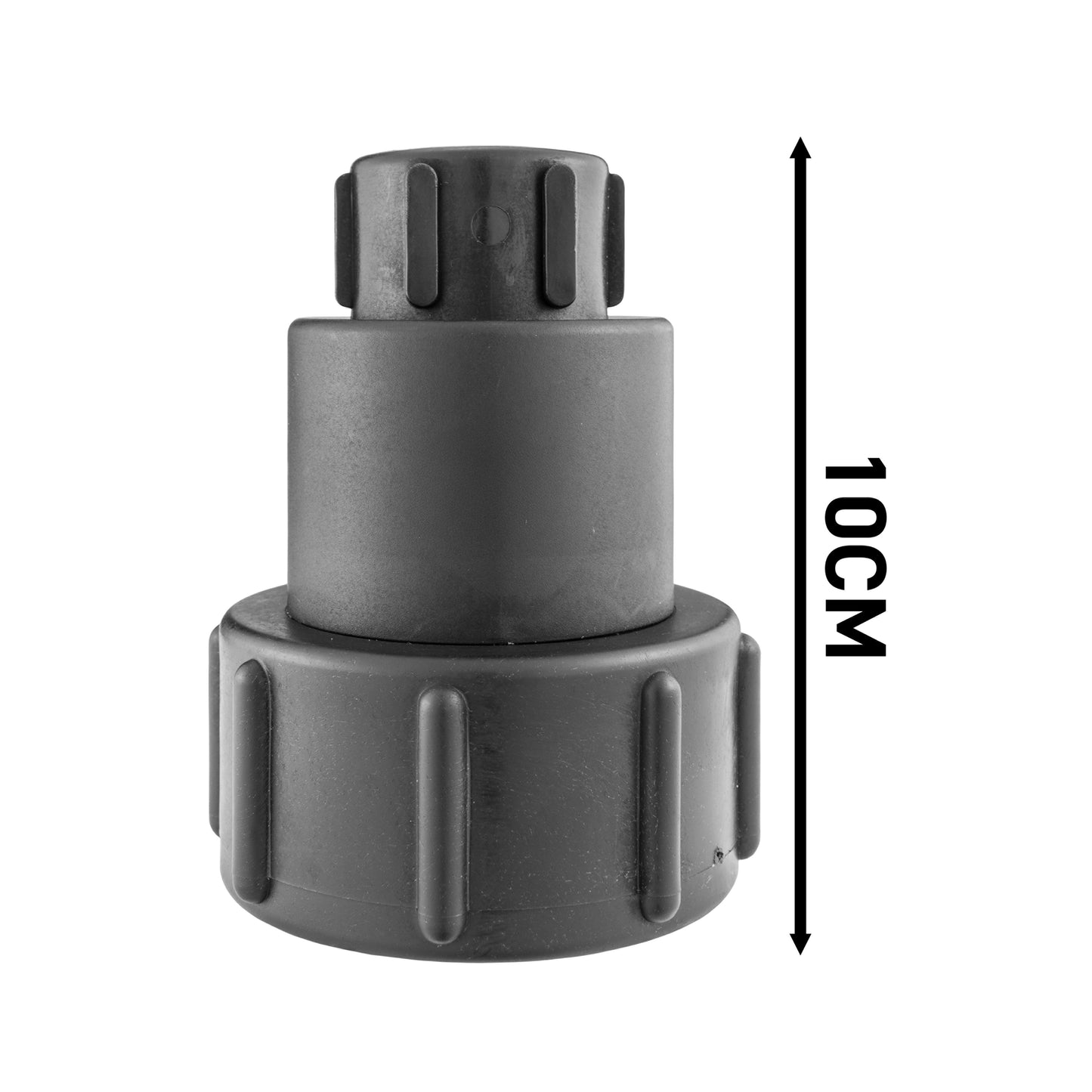 IBC 2” S60X6 – ½” BSP Extender Adaptor with Lever Tap with Hose Barb and Side Lock