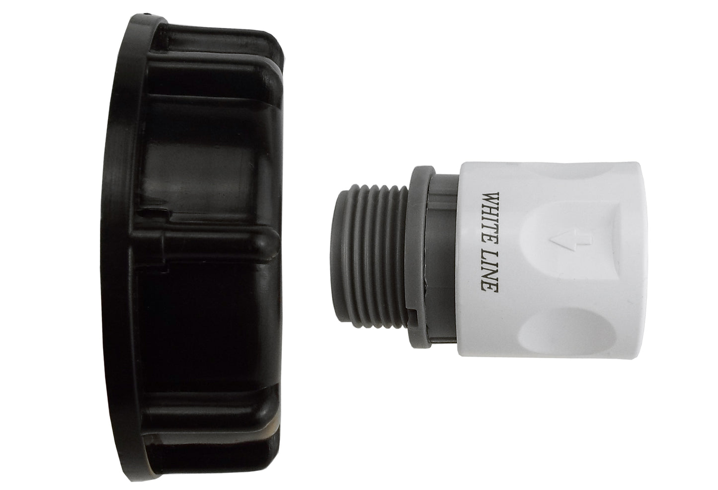 IBC 2” S60X6 Cap with ¾” BSP Threaded Hose Connector WL