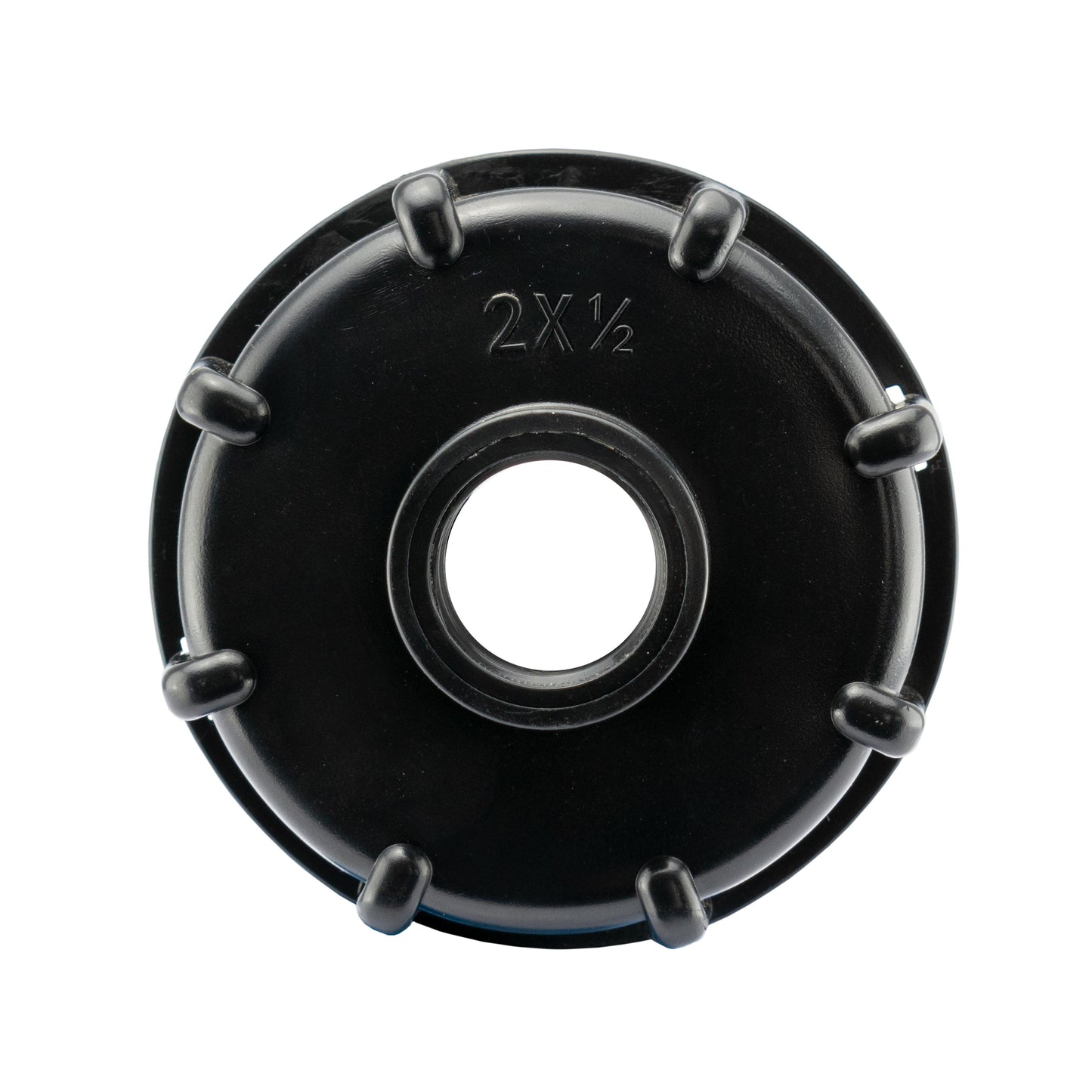 IBC 2” S60X6 – ½” BSP Cap with Lever Tap Hose Barb and Lever Lock