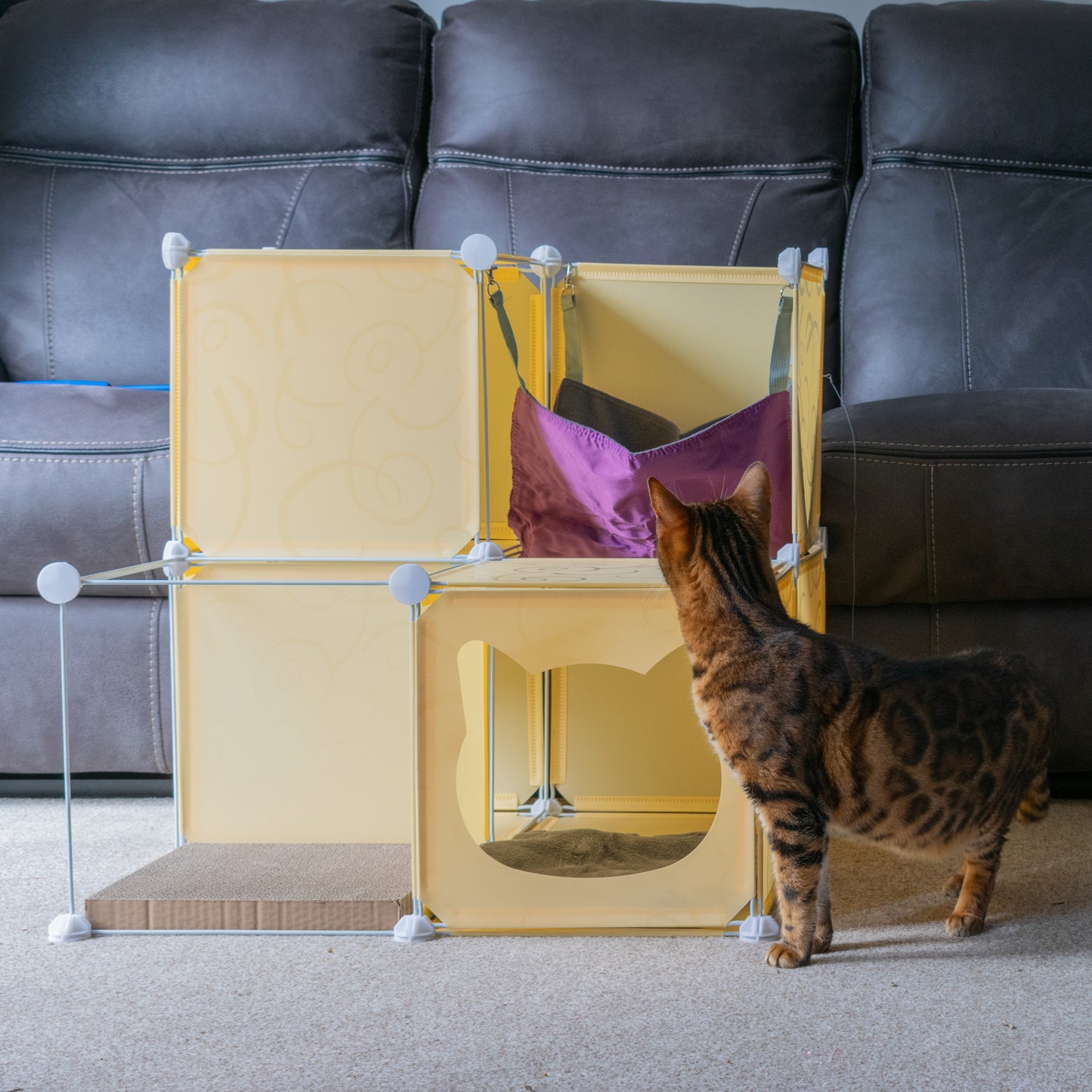 Kitty Cubby Cat Cube Play Tower MIDI