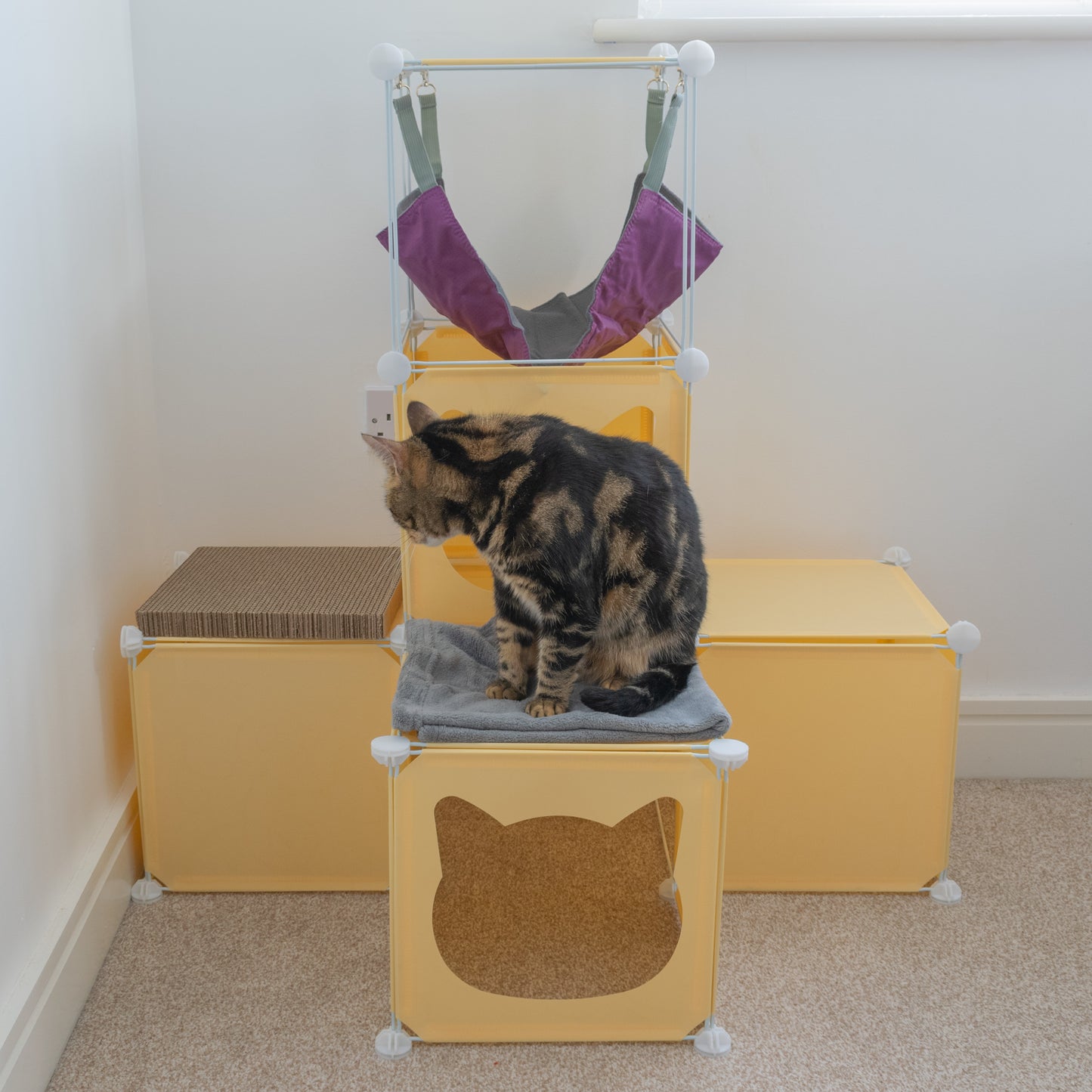 Kitty Cubby Cat Cube Play Tower MIDI