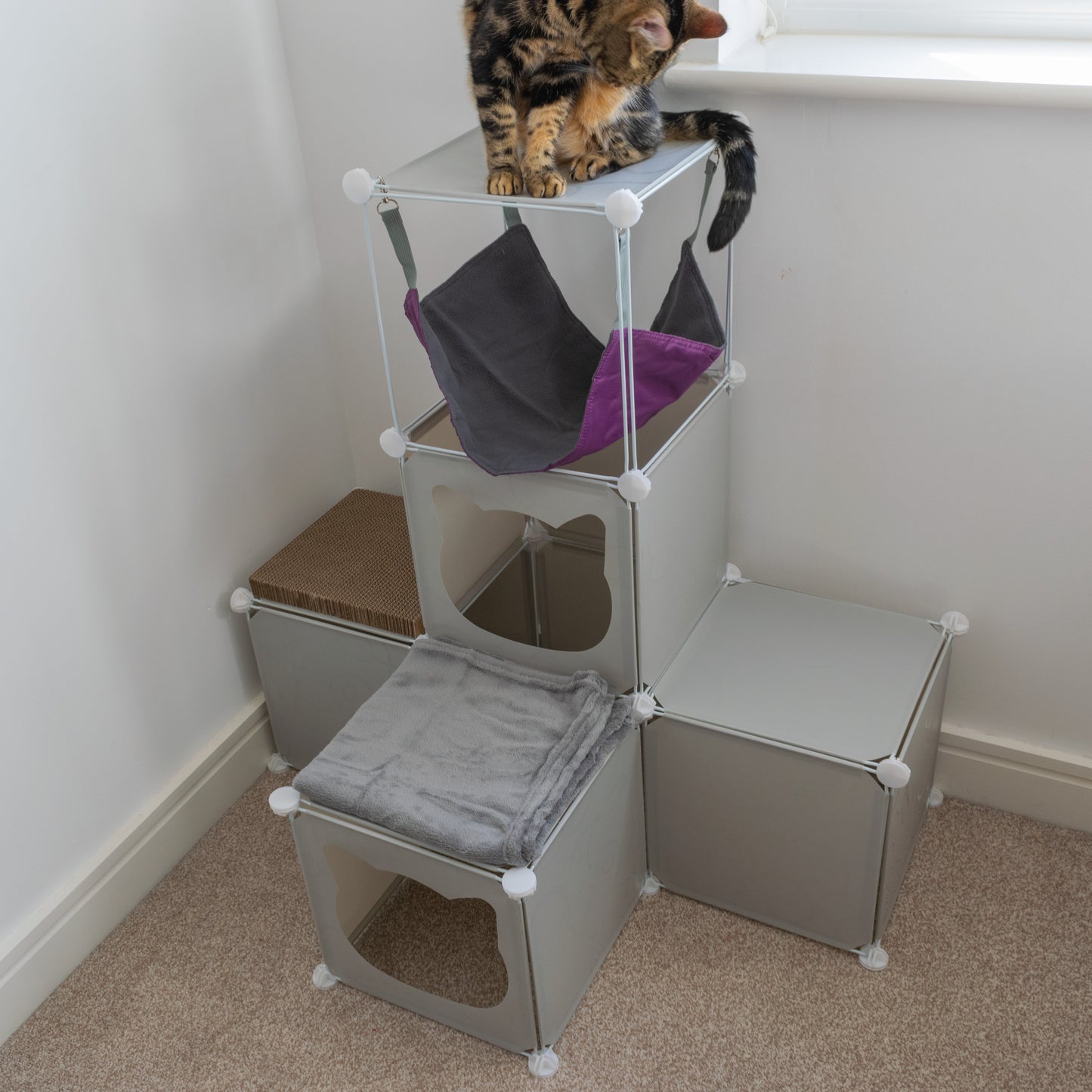 Kitty Cubby Cat Cube Play Tower MIDI