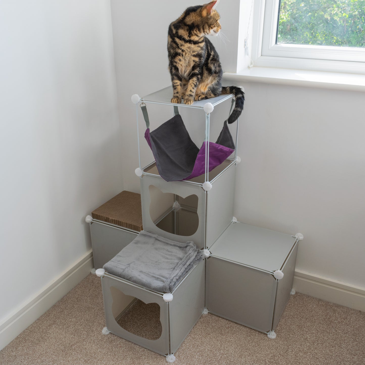 Kitty Cubby Cat Cube Play Tower MIDI
