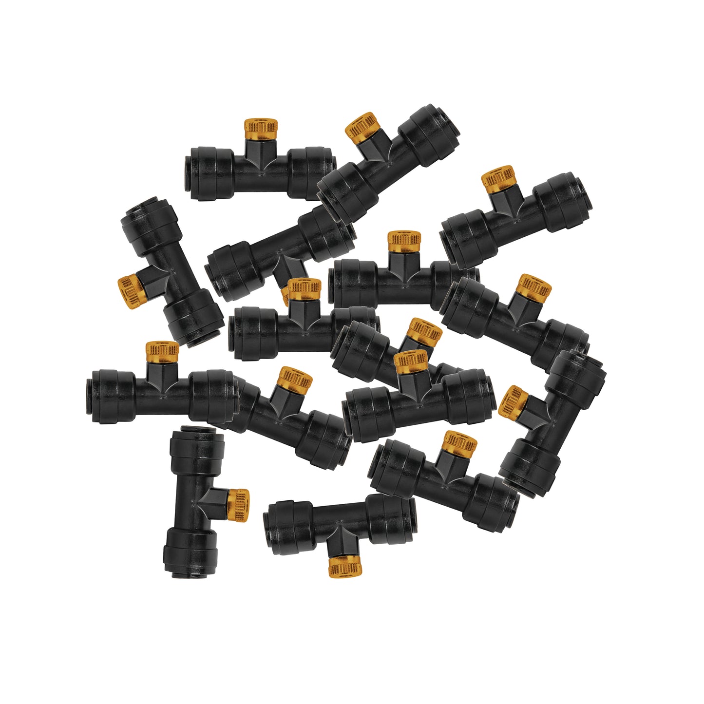 Garden Water Mist Kit, Black/Orange, TEE NOZZLE ONLY
