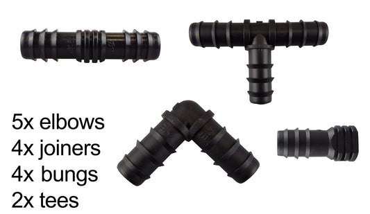 Mix 1/2" Barb Connectors POROUS15