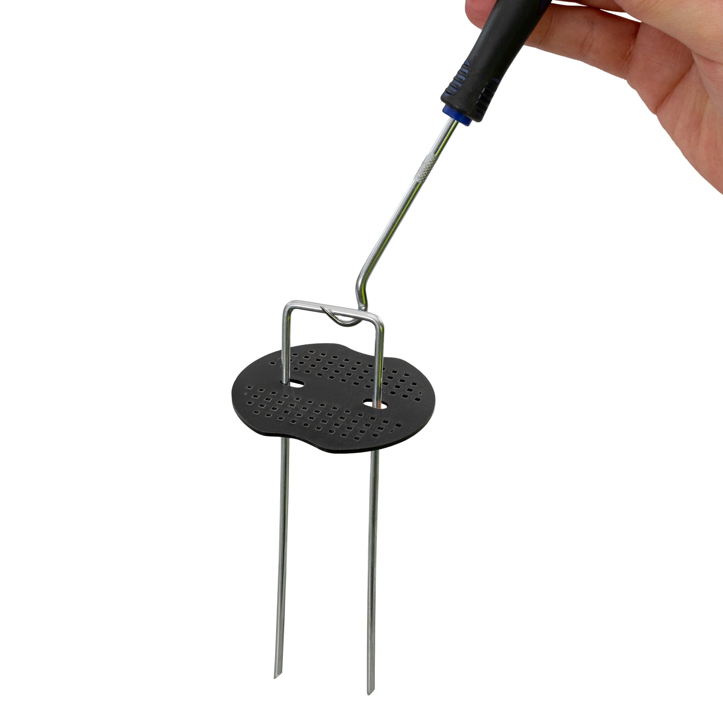 Weed Control Membrane Pegs Buffer Washer, 6"/150mm, Blue