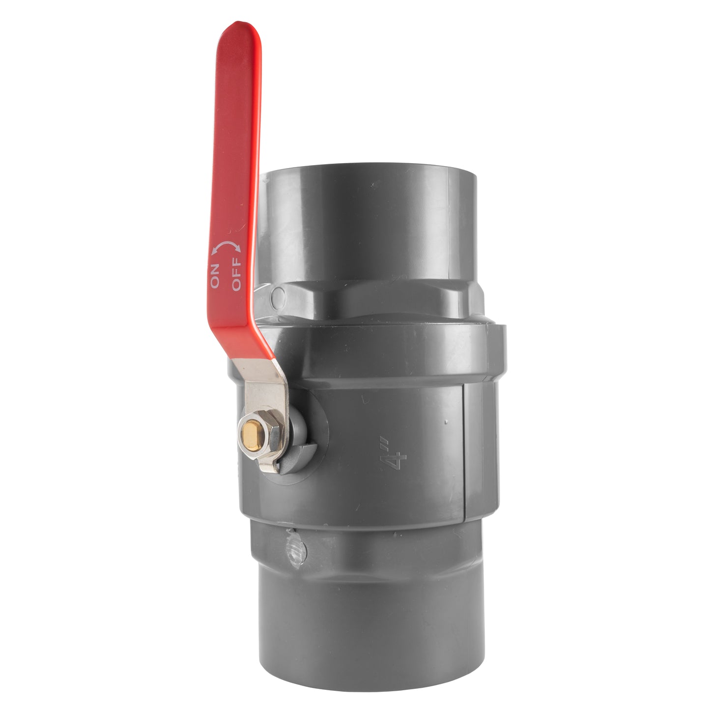 PP 4" BSPF Stopcock with Stainless Steel Ball Valve and Handle