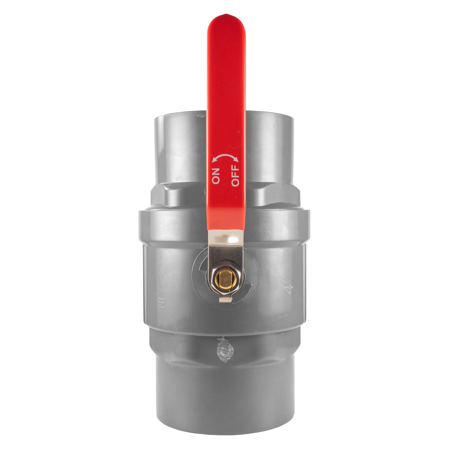 PP 4" BSPF Stopcock with Stainless Steel Ball Valve and Handle