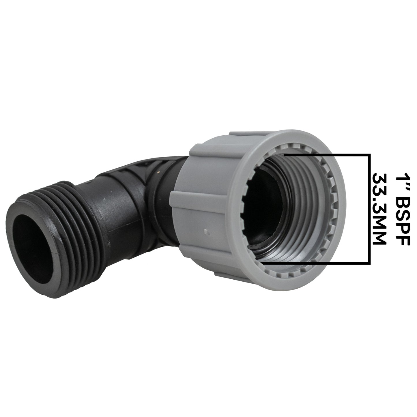 Swivel Elbow 1" BSP Male Female