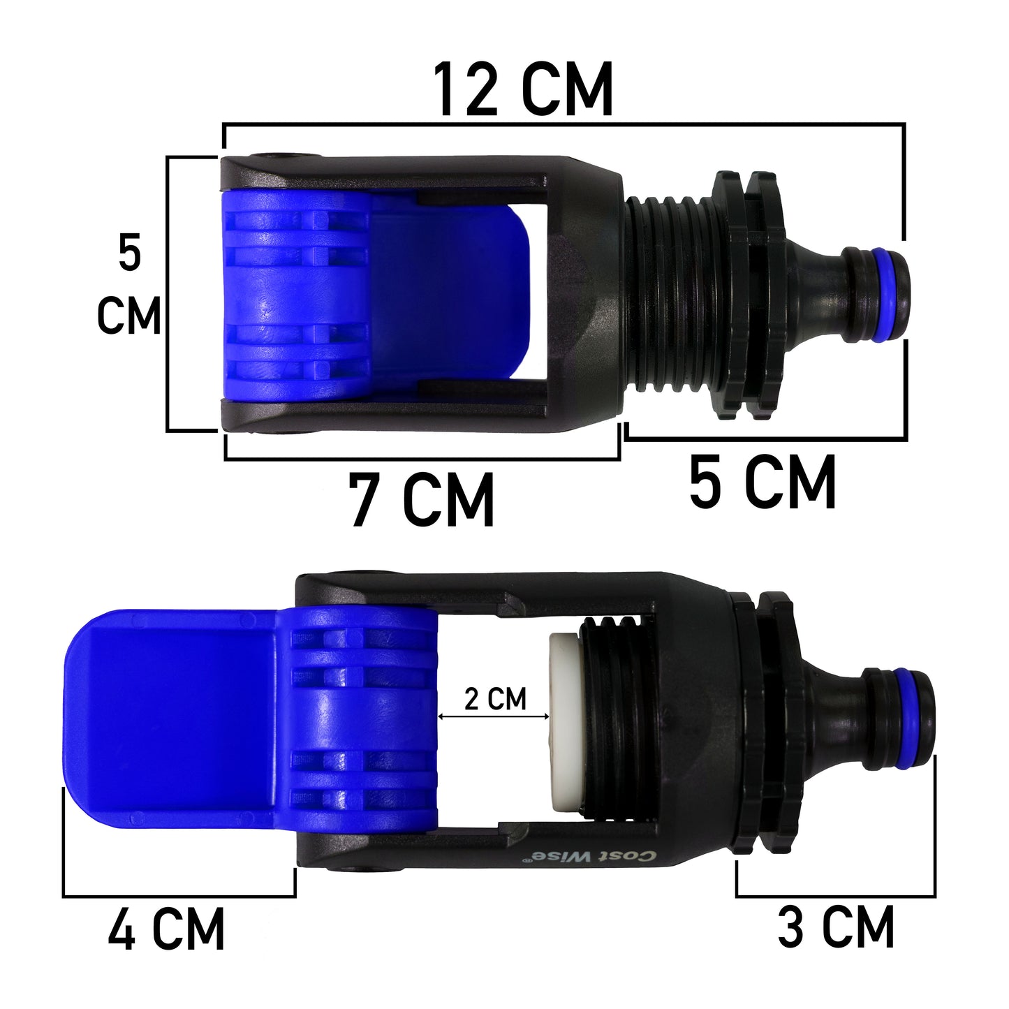 G/TAPCONKITCHEN001BLUE - KITCHEN TAP ADAPTER BLUE