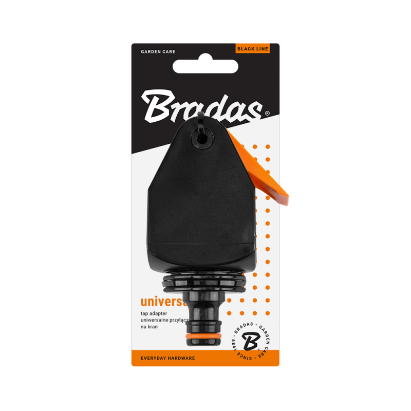 Black/Orange Kitchen Tap Connection Max 40mm