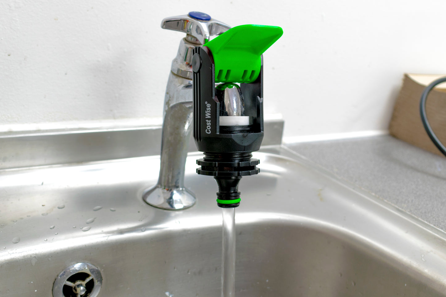G/TAPCONKITCHEN001GREEN - KITCHEN TAP ADAPTER GREEN