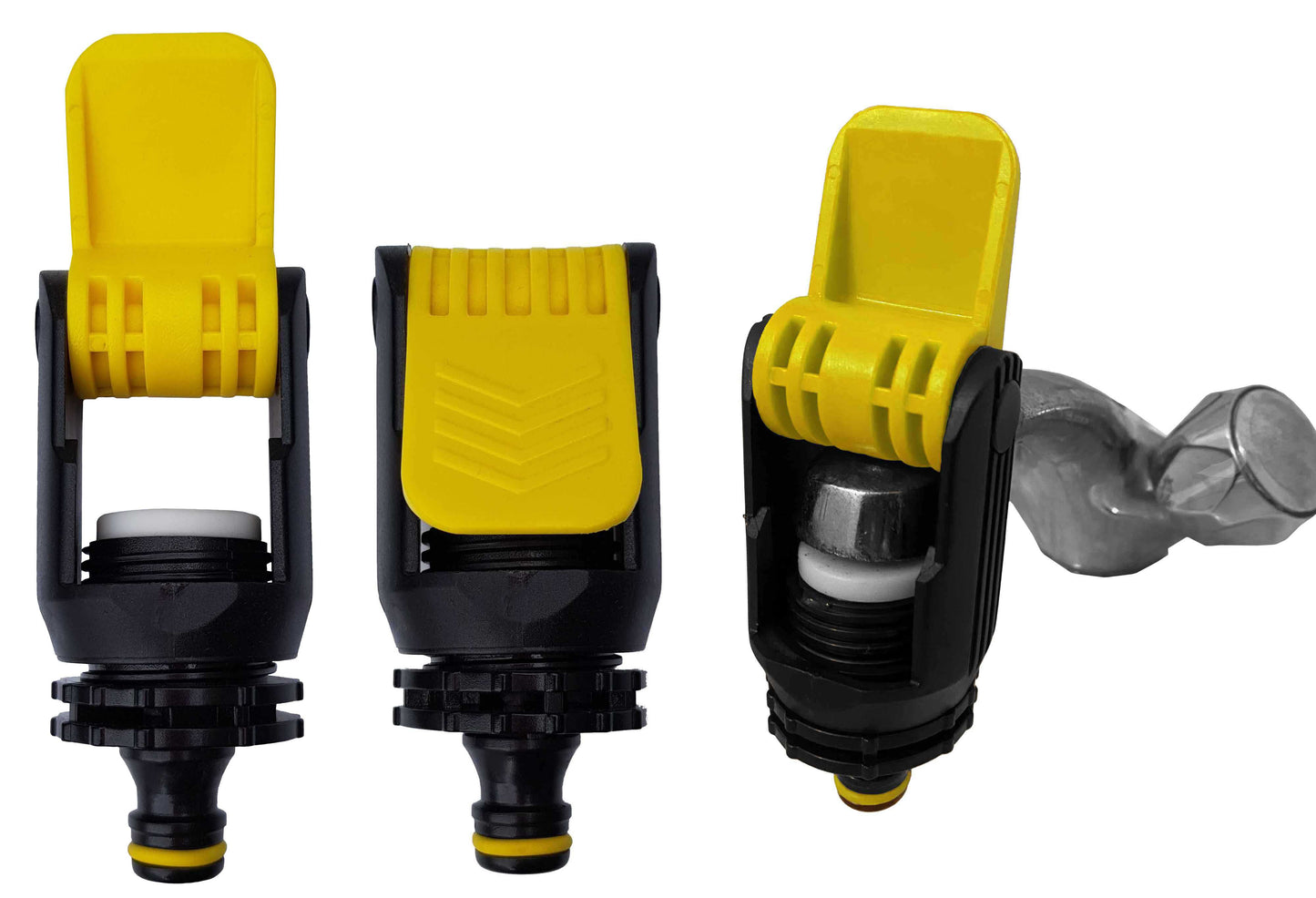 G/TAPCONKITCHEN001YELLOW - KITCHEN TAP ADAPTER YELLOW