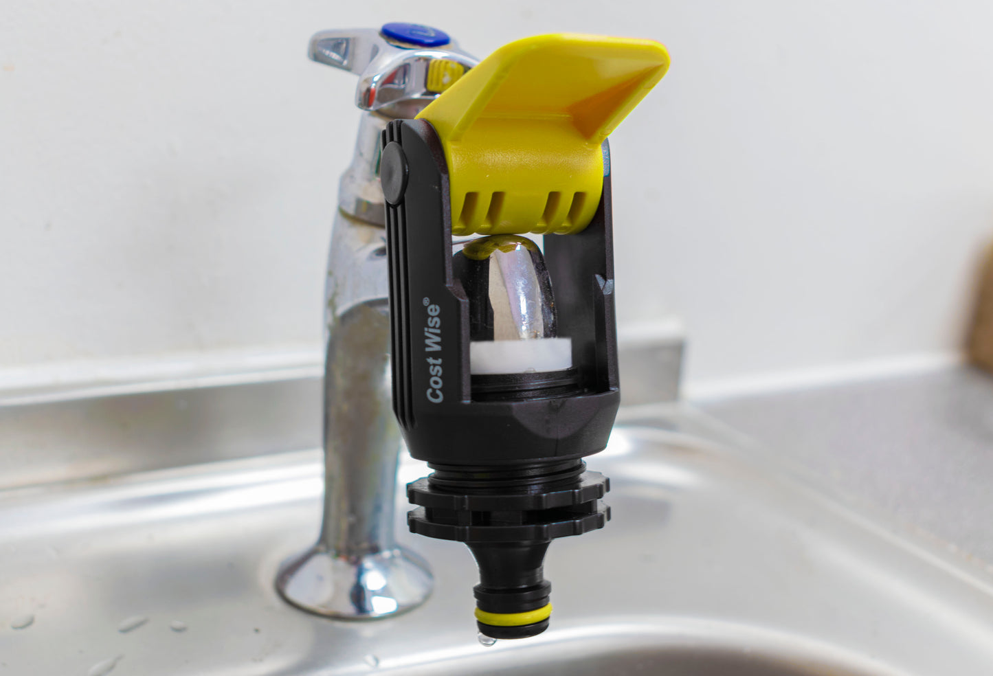 G/TAPCONKITCHEN001YELLOW - KITCHEN TAP ADAPTER YELLOW